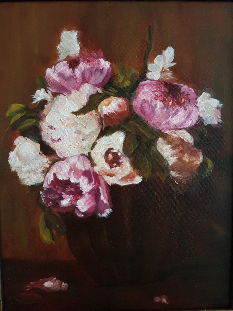 Barbara Jost art stilllife Peonies florals