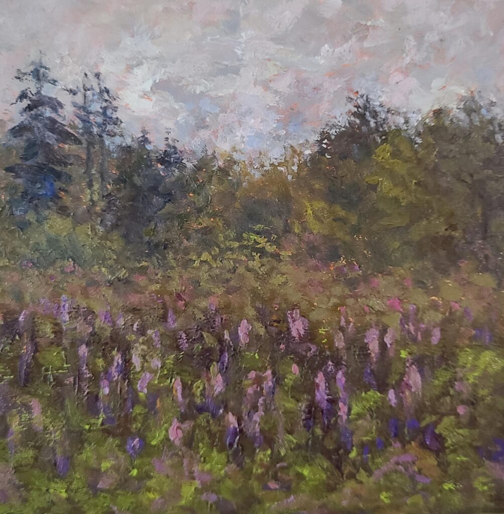 BarbaraJostArt plein air flowers meadows Impressionism